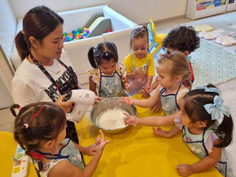 Making healthy food together